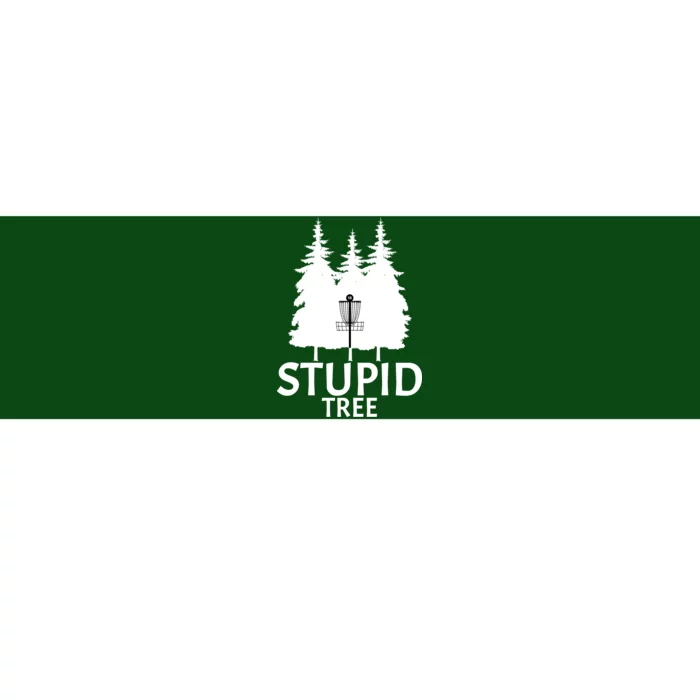 Stupid Tree Disc Golf Bumper Sticker