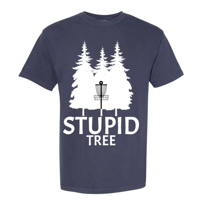 Stupid Tree Disc Golf Garment-Dyed Heavyweight T-Shirt