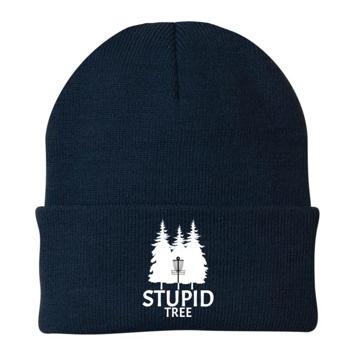 Stupid Tree Disc Golf Knit Cap Winter Beanie