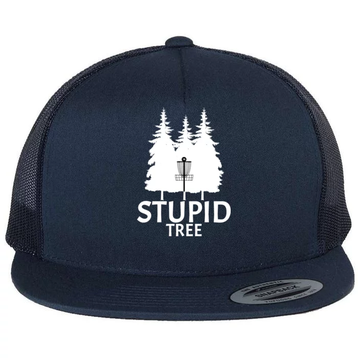 Stupid Tree Disc Golf Flat Bill Trucker Hat