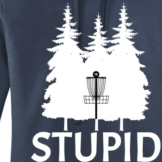 Stupid Tree Disc Golf Women's Pullover Hoodie