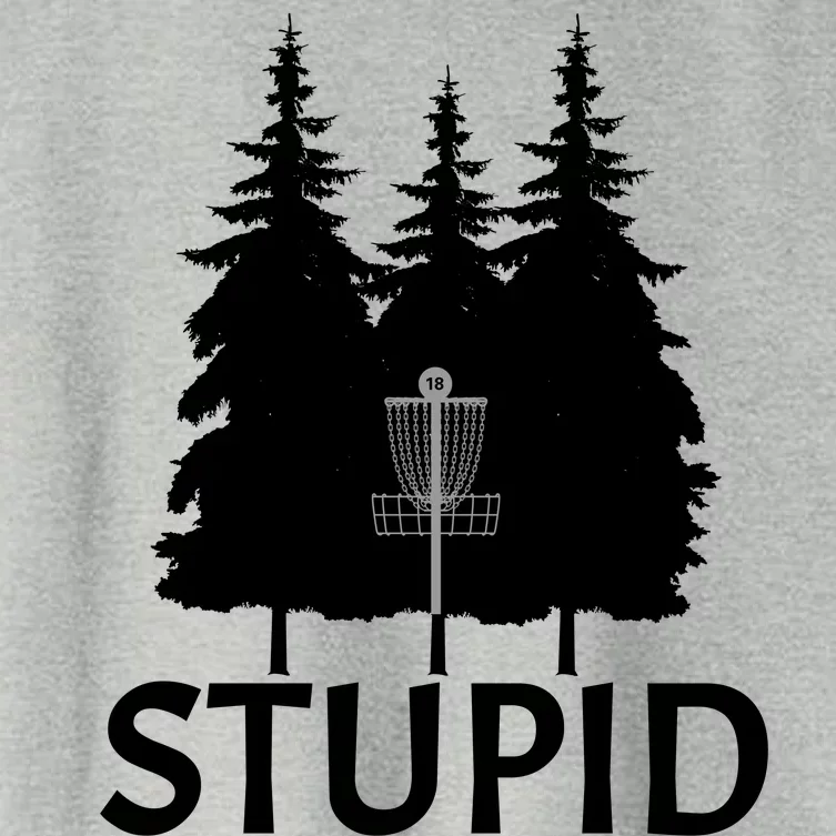 Stupid Tree Disc Golf Women's Crop Top Tee