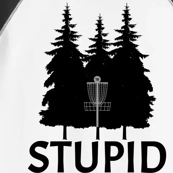 Stupid Tree Disc Golf Toddler Fine Jersey T-Shirt