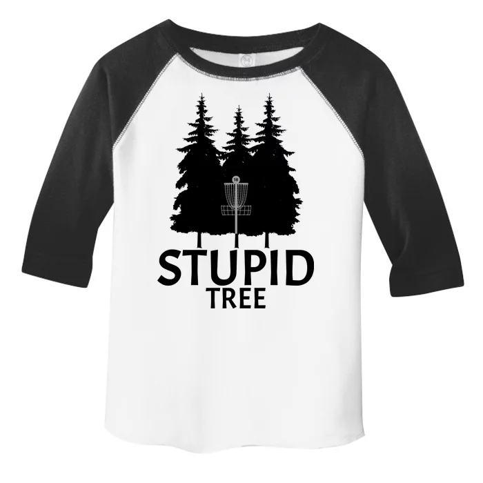 Stupid Tree Disc Golf Toddler Fine Jersey T-Shirt