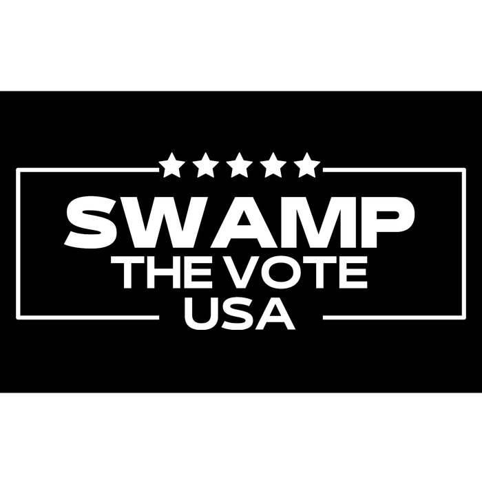 Swamp The Vote Usa Funny Trump Bumper Sticker