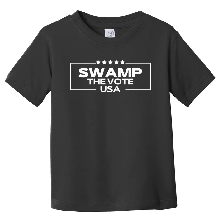 Swamp The Vote Usa Funny Trump Toddler T-Shirt