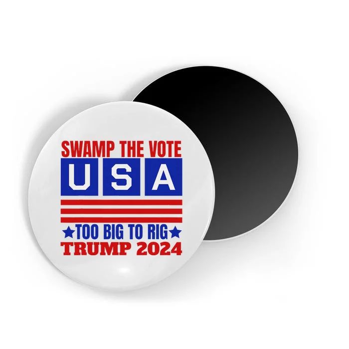 Swamp The Vote Never Surrender Design Magnet