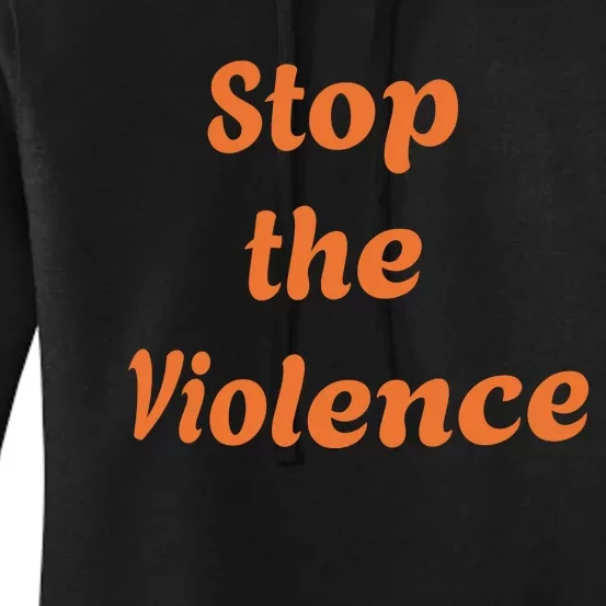 Stop The Violence Women's Pullover Hoodie