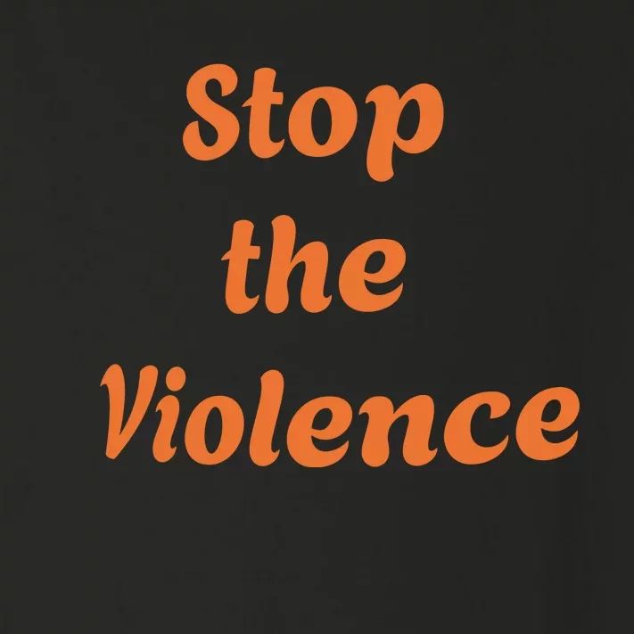 Stop The Violence Toddler Long Sleeve Shirt