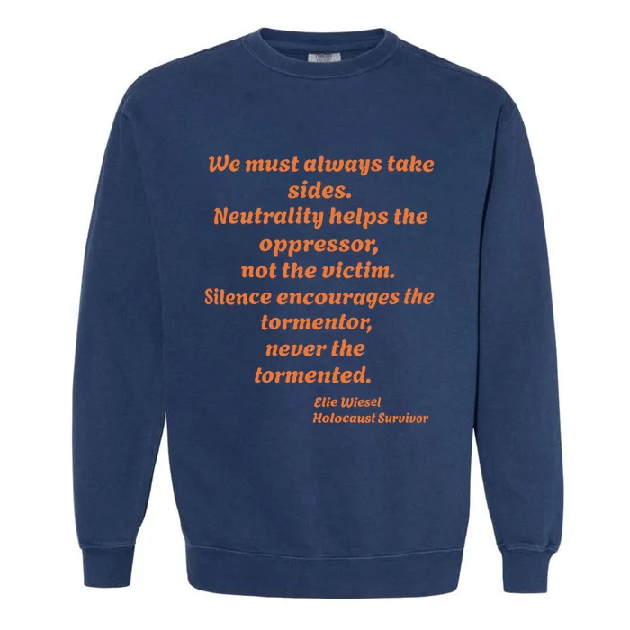 Stop The Violence Garment-Dyed Sweatshirt