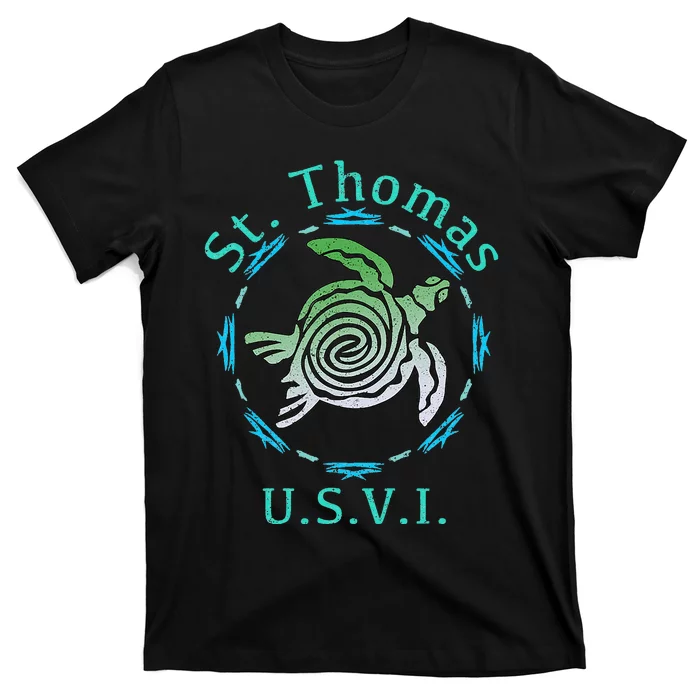 St. Thomas Vintage Tribal Turtle T-Shirt