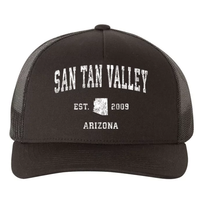 San Tan Valley Arizona Az Vintage Athletic Sports Yupoong Adult 5-Panel Trucker Hat