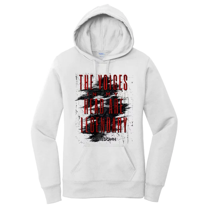 S.H.I.N.E.D.O.W.N The Voices Women's Pullover Hoodie