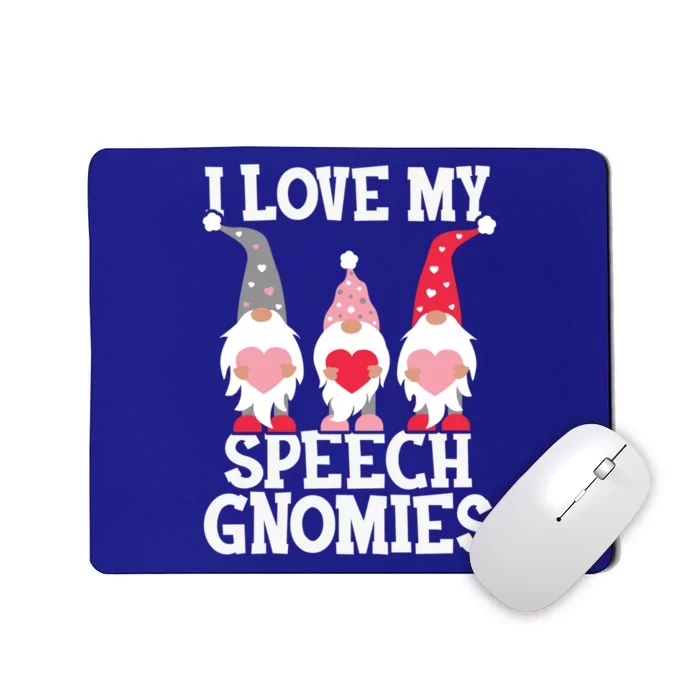 Speech Therapy Valentine's Day Gnomes For Slpa Therapist Funny Gift Mousepad