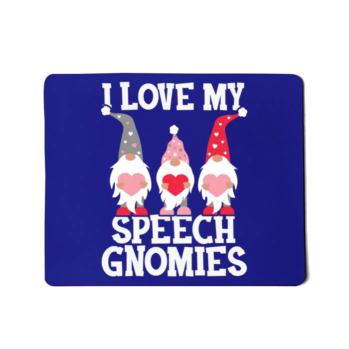 Speech Therapy Valentine's Day Gnomes For Slpa Therapist Funny Gift Mousepad