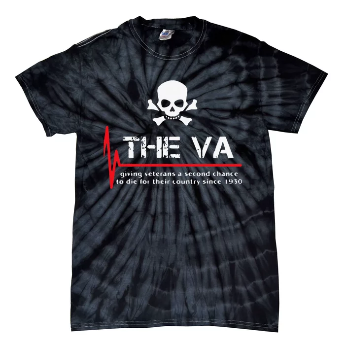 Skull The VA Giving Veterans A Second Chance Tie-Dye T-Shirt