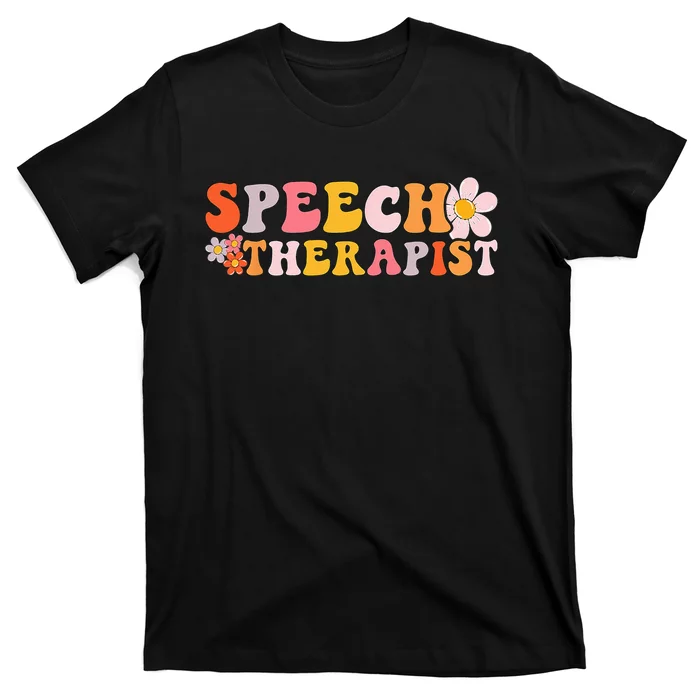 Speech Therapy Vintage Language Pathologist Speech Therapist T-Shirt