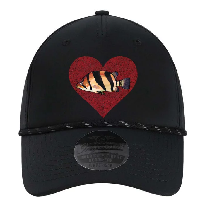 Siamese Tigerfish Valentines Day Fish Love Fingerprint Funny Gift Performance The Dyno Cap