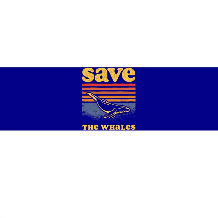 Save The Whales Killer Orca Whale Meaningful Gift Bumper Sticker