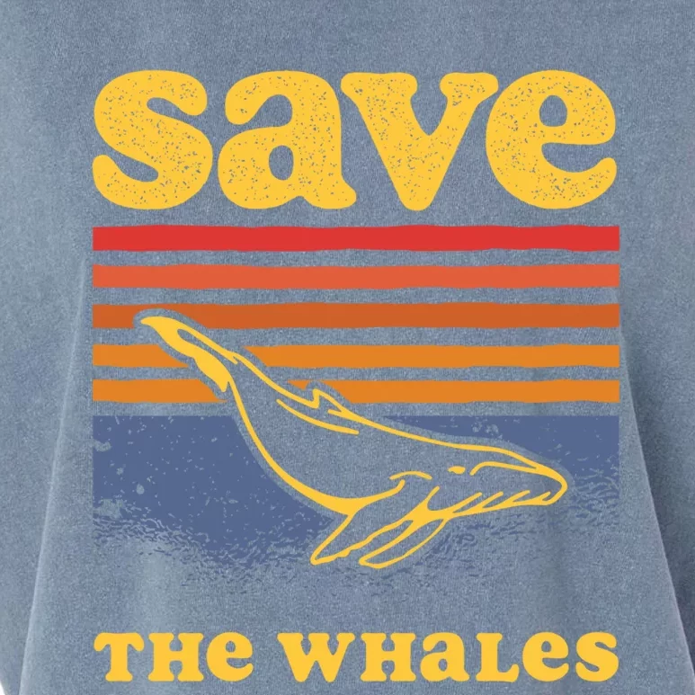 Save The Whales Killer Orca Whale Meaningful Gift Garment-Dyed Women's Muscle Tee