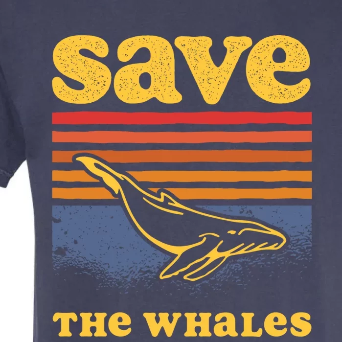 Save The Whales Killer Orca Whale Meaningful Gift Garment-Dyed Heavyweight T-Shirt