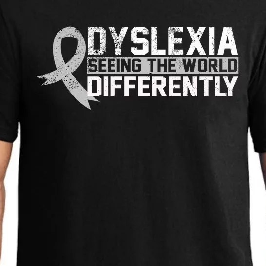 Seeing The World Differently Gift Dyslexia Meaningful Gift Pajama Set