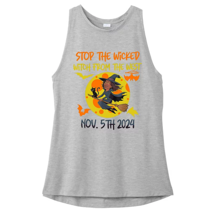 Stop The Wicked Witch From The West Nov. 5th 2024 Ladies Tri-Blend Wicking Tank