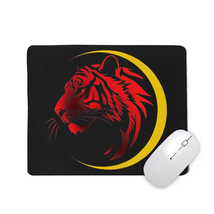 Shotokan Tiger With Gold Crescent Karate Modern Mousepad