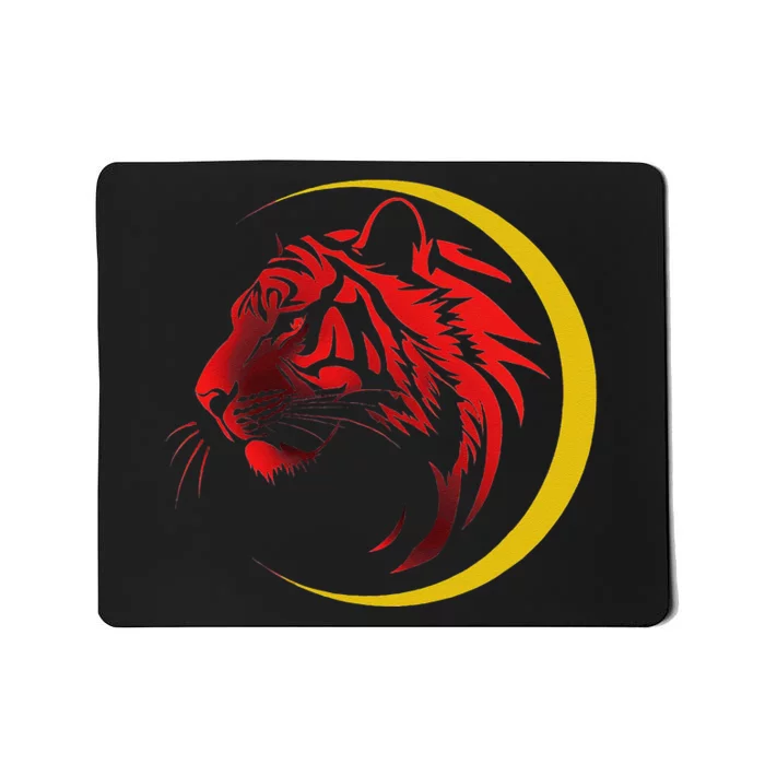 Shotokan Tiger With Gold Crescent Karate Modern Mousepad