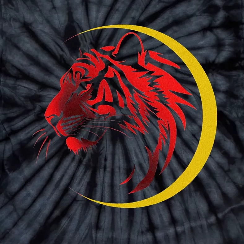 Shotokan Tiger With Gold Crescent Karate Modern Tie-Dye T-Shirt