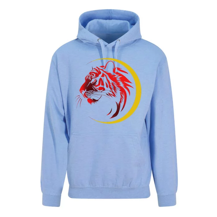 Shotokan Tiger With Gold Crescent Karate Modern Unisex Surf Hoodie