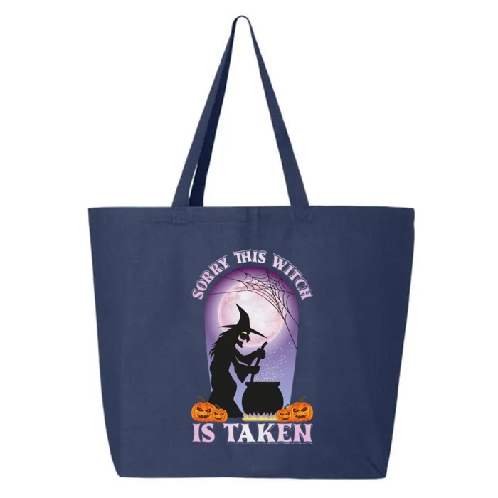 Sorry This Witch Is Taken Witch Lover Halloween Party Cute Gift 25L Jumbo Tote