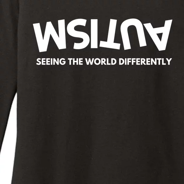 Seeing The World Differently Autism Awareness Gift Womens CVC Long Sleeve Shirt