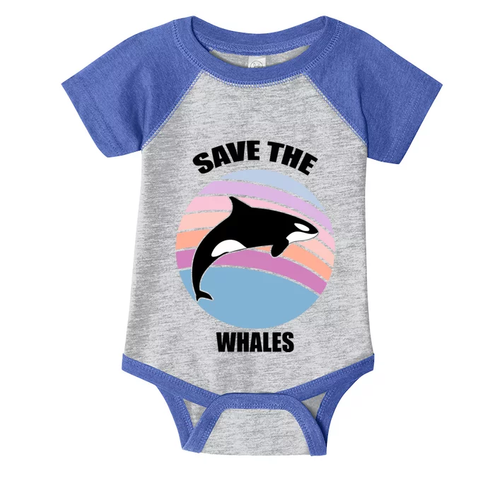 Save The Whales Gift Infant Baby Jersey Bodysuit