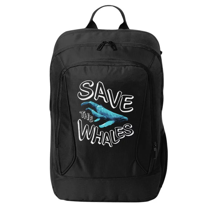 Save The Whales Retro 80s Gift City Backpack