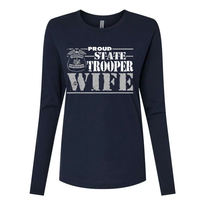 State Trooper Wife State Trooper Gifts For Wo Womens Cotton Relaxed Long Sleeve T-Shirt