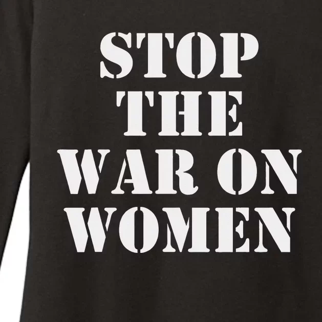 Stop the War on  Human Rights Womens CVC Long Sleeve Shirt