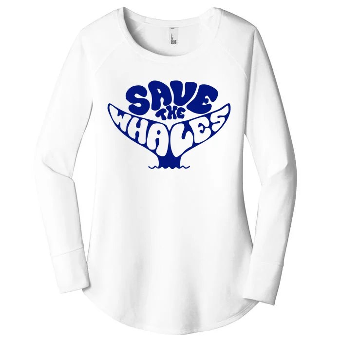 Save The Whales Women's Perfect Tri Tunic Long Sleeve Shirt