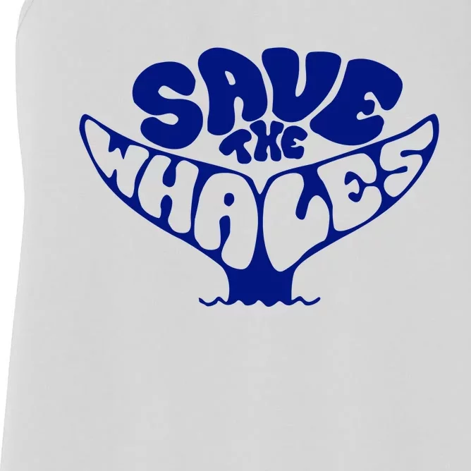 Save The Whales Women's Racerback Tank