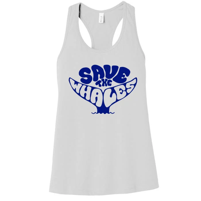 Save The Whales Women's Racerback Tank