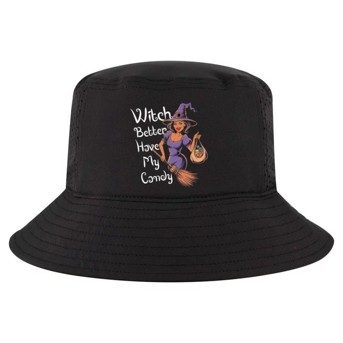 Spooky Threads Witch Better Have My Candy Cool Comfort Performance Bucket Hat