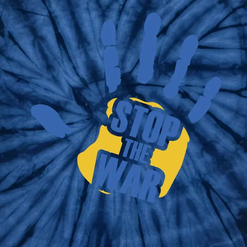 Stops The War Ukraine Peace Tie-Dye T-Shirt