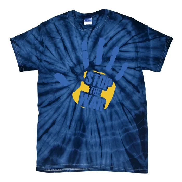 Stops The War Ukraine Peace Tie-Dye T-Shirt