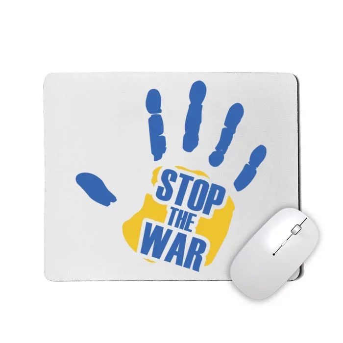 Stops The War Ukraine Peace Mousepad