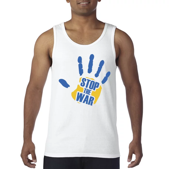 Stops The War Ukraine Peace Tank Top