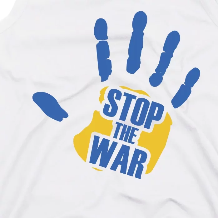 Stops The War Ukraine Peace Tank Top