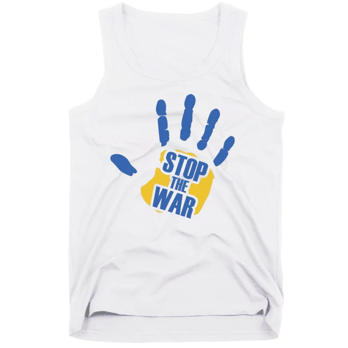 Stops The War Ukraine Peace Tank Top