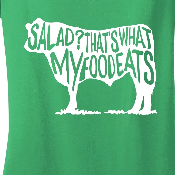 Salad ThatS What My Food Eats Women's V-Neck T-Shirt