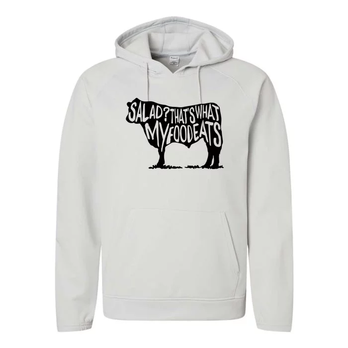 Salad ThatS What My Food Eats Performance Fleece Hoodie