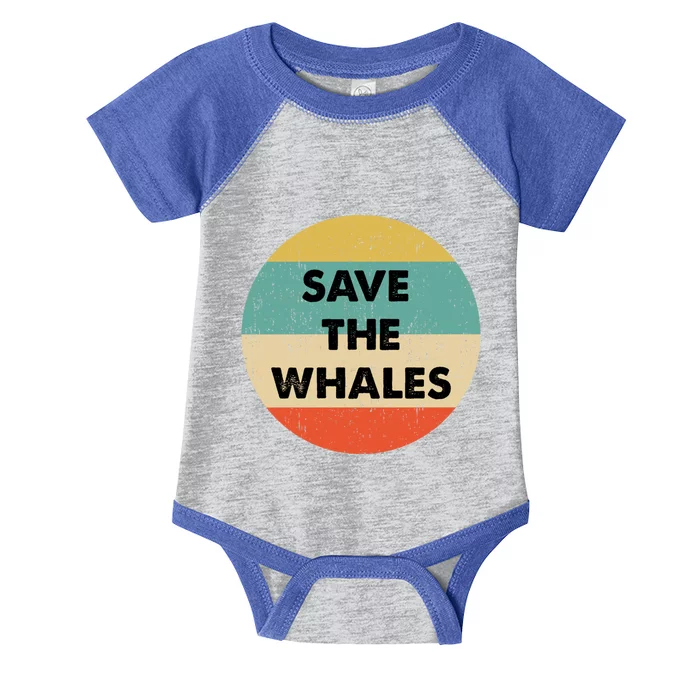 Save The Whales Great Gift Infant Baby Jersey Bodysuit